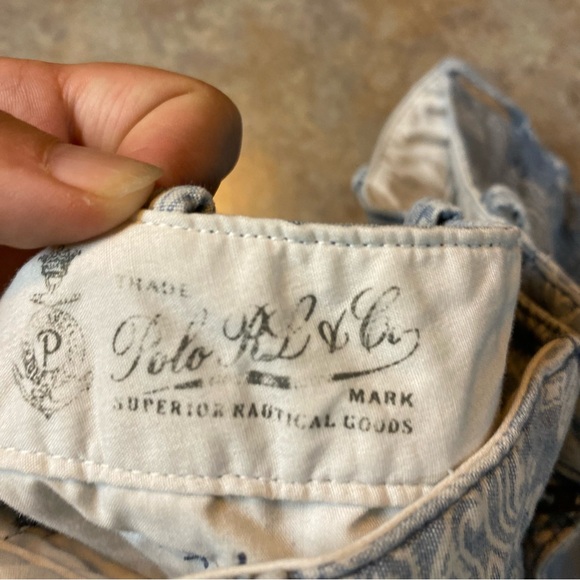 Polo by Ralph Lauren Blue Paisley Women Shorts - Picture 7 of 10